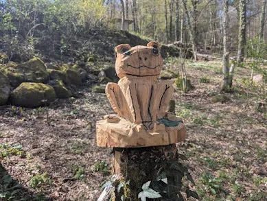 Sculpture de Grenouille